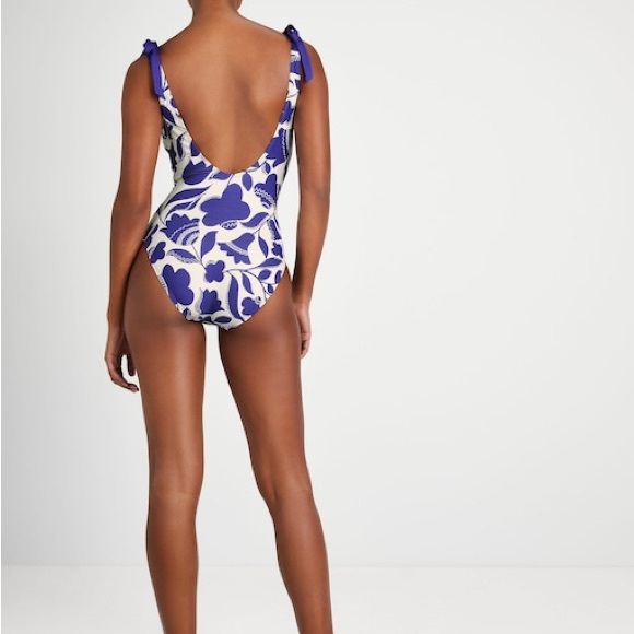 Kate Spade Blue & White Blueberry Swimsuit - Picture 2 of 2